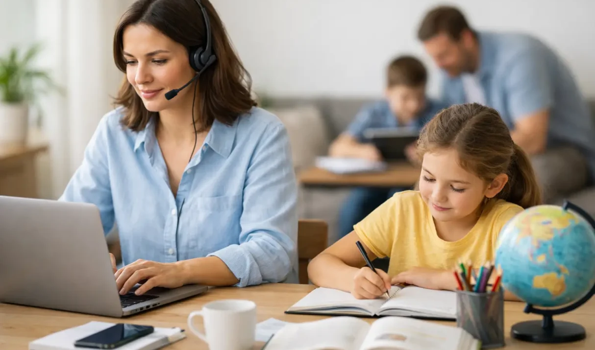 How to Balance Work and Homeschooling with Support